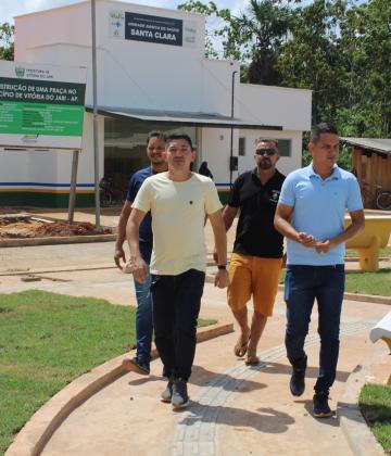 Vereadores Fiscalizam Obras em Vitória do Jari.