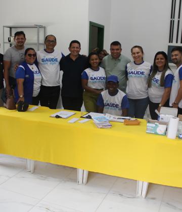 Vereadores Participam da Inauguração do Novo Posto se Saúde da Comunidade São João do Cajarí.
